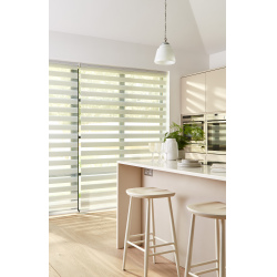 Luminary White Dual Shade Night and Day Roller Blinds